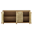 Modway Marola 71 Inch Oak Wood Seagrass Sideboard