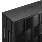 Modway Foundry 71" Woven Design Buffet Storage Cabinet