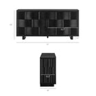 Modway Foundry 71" Woven Design Buffet Storage Cabinet
