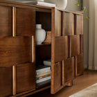 Modway Foundry 71" Woven Design Buffet Storage Cabinet