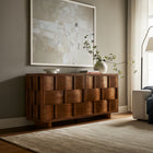 Modway Foundry 71" Woven Design Buffet Storage Cabinet