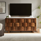 Modway Foundry 71" Woven Design Buffet Storage Cabinet