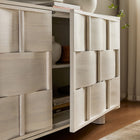Modway Foundry 71" Woven Design Buffet Storage Cabinet