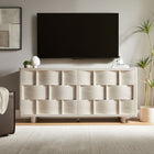 Modway Foundry 71" Woven Design Buffet Storage Cabinet