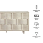 Modway Foundry 71" Woven Design Buffet Storage Cabinet
