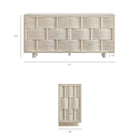 Modway Foundry 71" Woven Design Buffet Storage Cabinet
