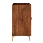 Modway Vernon 30" Fluted Wood Vanity Cabinet Without Sink