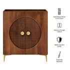 Modway Vernon 30" Fluted Wood Vanity Cabinet Without Sink