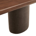 Modway Enric 84 Inch Mango Wood Oval Dining Table