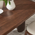 Modway Enric 84 Inch Mango Wood Oval Dining Table