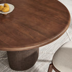 Modway Enric 84 Inch Mango Wood Oval Dining Table