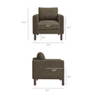 Modway Hawken Boucle Fabric Accent Armchair