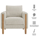 Modway Hawken Boucle Fabric Accent Armchair