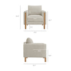 Modway Hawken Boucle Fabric Accent Armchair