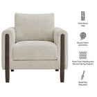 Modway Hawken Boucle Fabric Accent Armchair