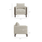 Modway Hawken Boucle Fabric Accent Armchair