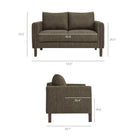 Modway Hawken Boucle Fabric Loveseat