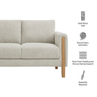 Modway Hawken Boucle Fabric Loveseat