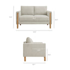 Modway Hawken Boucle Fabric Loveseat