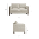Modway Hawken Boucle Fabric Loveseat