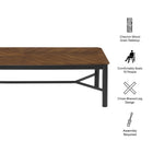 Modway Ashlan 110" Rectangle Dining Table