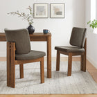 Modway Alba Armless Upholstered Dining Chairs Set Of 2