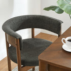 Modway Clea Curved Upholstered Dining Chairs Set Of 2