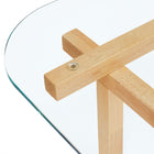 Modway Isby 35 Inch Tempered Glass Coffee Table