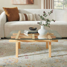 Modway Isby 35 Inch Tempered Glass Coffee Table