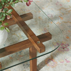 Modway Isby 35 Inch Tempered Glass Coffee Table