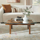 Modway Isby 35 Inch Tempered Glass Coffee Table