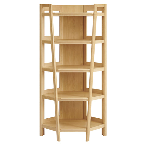 Modway Bixby 71 Inch Corner Bookshelf  