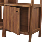 Modway Bixby 3-piece Corner Bookshelf Set with Narrow Bookshelves