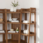 Modway Bixby 3-piece Corner Bookshelf Set with Narrow Bookshelves