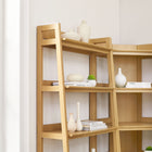 Modway Bixby 3-Piece Corner Bookshelf Set with Wide Bookshelves