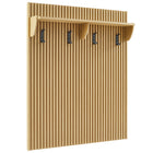 Modway Soma Fluted 3-in-1 Hall Tree With Storage Bench and Coat Rack