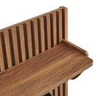 Modway Render Fluted Coat Rack Panel With Shelf