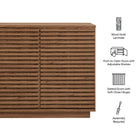Modway Render 2-Door Fluted Accent Cabinet