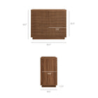Modway Render 2-Door Fluted Accent Cabinet