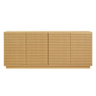 Modway Render 4-Door Fluted Sideboard Cabinet TV Stand