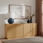 Modway Render 4-Door Fluted Sideboard Cabinet TV Stand