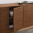 Modway Render 4-Door Fluted Sideboard Cabinet TV Stand