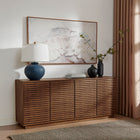 Modway Render 4-Door Fluted Sideboard Cabinet TV Stand