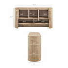 Modway Duval 62 Inch Oval Sideboard
