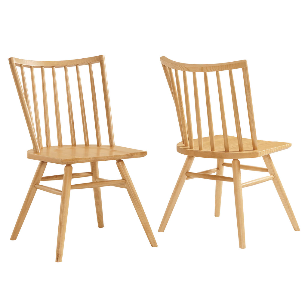 Modway Alvar Spindle Back Dining Side Chairs Set of 2