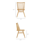 Modway Alvar Spindle Back Dining Side Chairs Set of 2