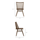 Modway Alvar Spindle Back Dining Side Chairs Set of 2