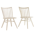 Modway Alvar Spindle Back Dining Side Chairs Set of 2