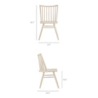 Modway Alvar Spindle Back Dining Side Chairs Set of 2