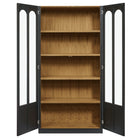 Modway Anwen Solid Wood and Glass Display Cabinet
